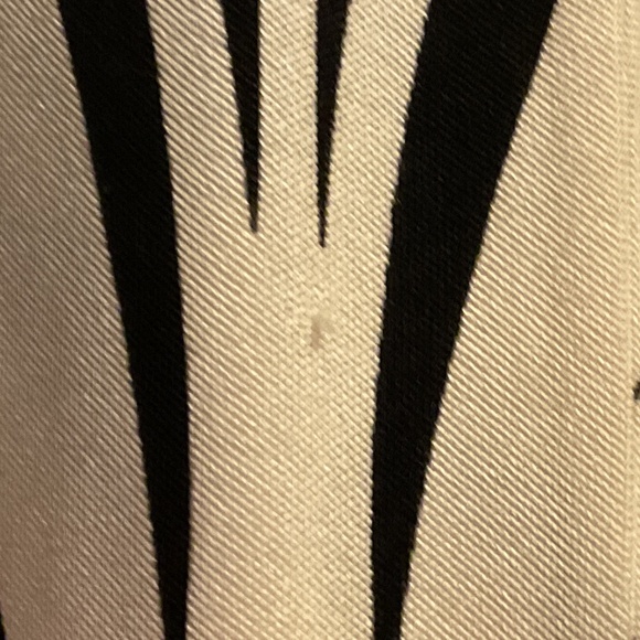 PUCCI Vintage 90s Extra Long Silk Fringe Scarf Tassel Black & White 86" - Picture 6 of 6